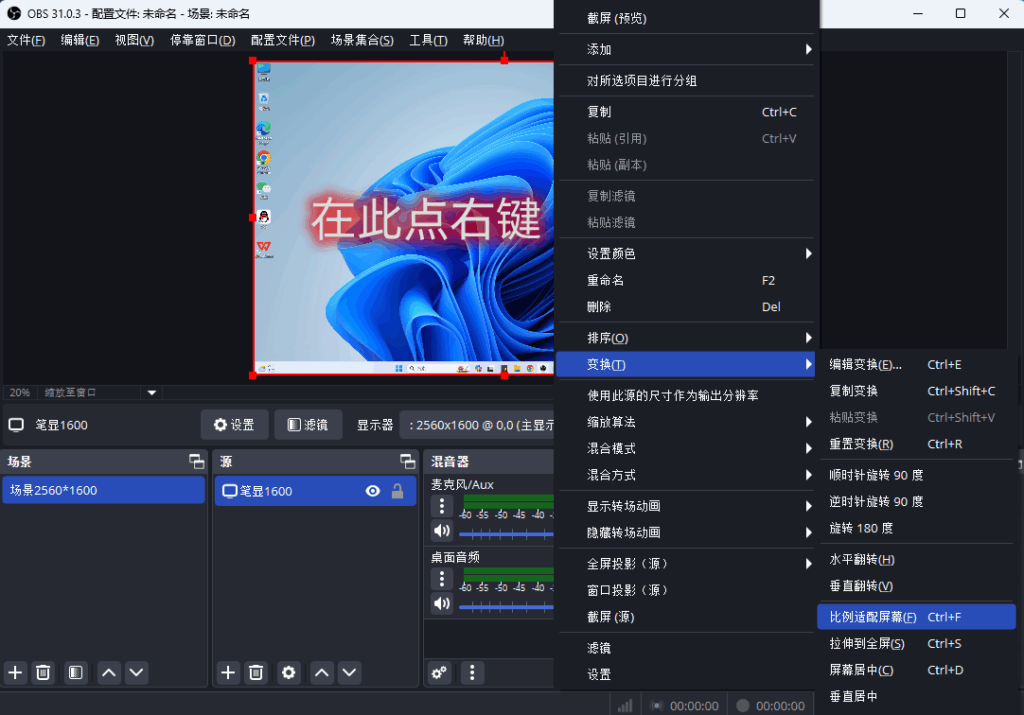 obs设置